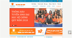 Desktop Screenshot of dainam.edu.vn